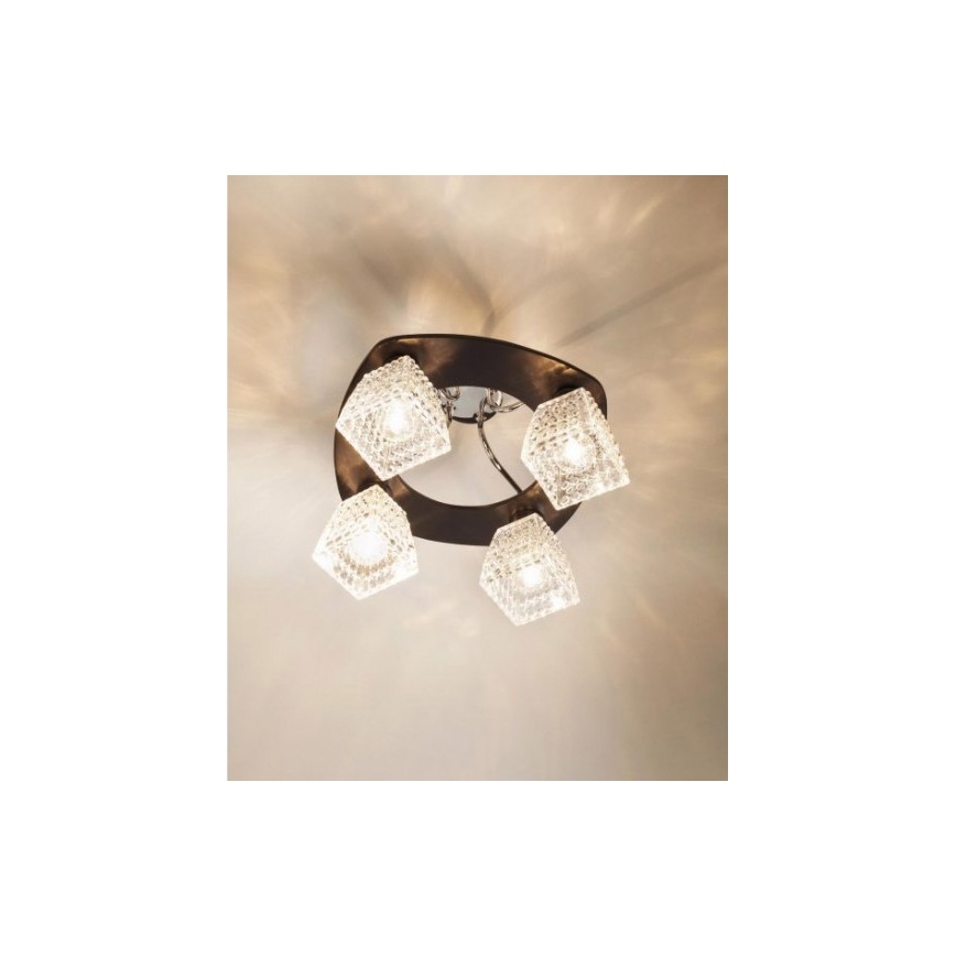 Redo 01-1034 - Csillár DRESS 4xE27/42W/230V