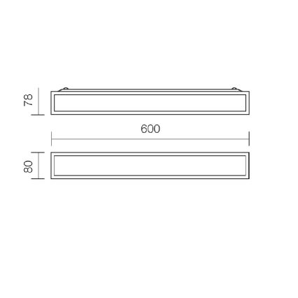 Redo 01-1233 - Fürdőszobai fali lámpa EGO 3xE14/28W/230V IP44