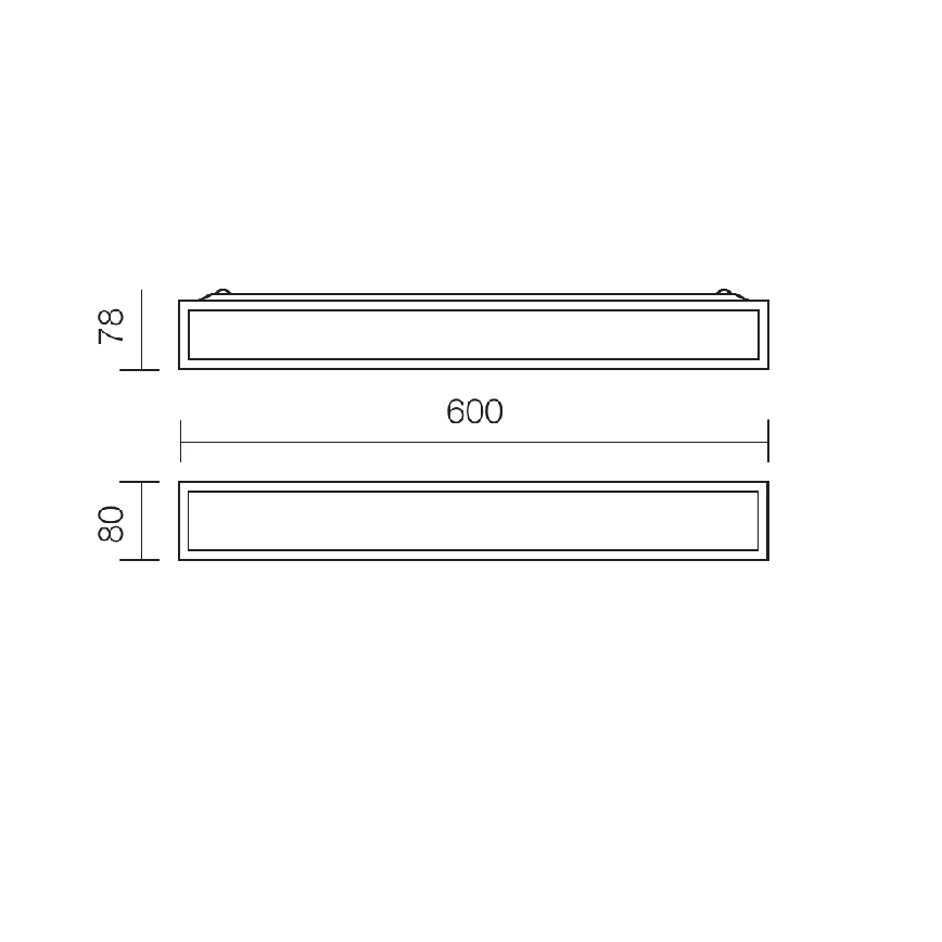 Redo 01-1233 - Fürdőszobai fali lámpa EGO 3xE14/28W/230V IP44