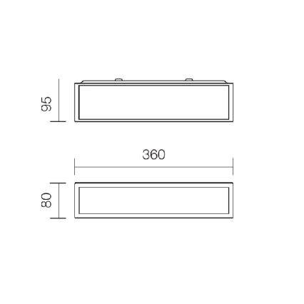 Redo 01-1234 - EGO LED fürdőszobai fali lámpa LED/12W/230V IP44 fényes króm