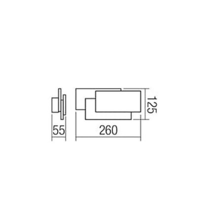 Redo 01-1444 - LED fali lámpa GAMER LED/12W/230V