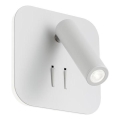 Redo 01-1491 - LED fali lámpatest QUDA LED/6W/230V + LED/3W CRI 90 fehér