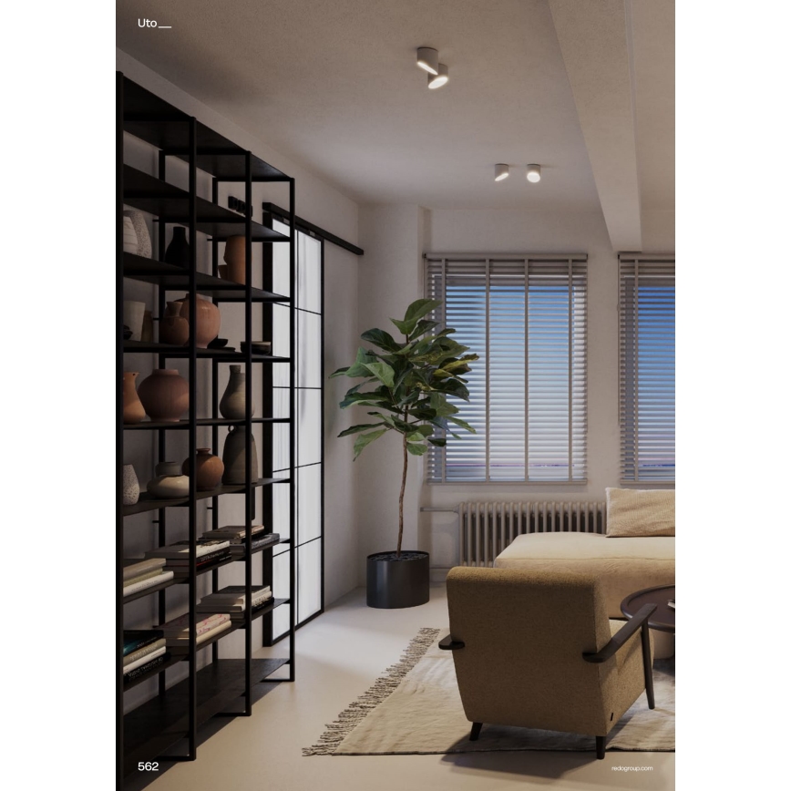 Redo 01-1625 - LED spotlámpa UTO LED/6W/230V átm. 9 cm fehér