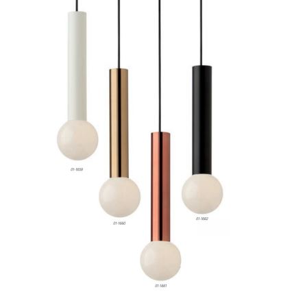 Redo 01-1661 - Csillár zsinóron GOSSIP 1xE27/42W/230V réz