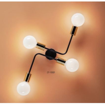 Redo 01-1669 - Mennyezeti lámpa YAK 4xE27/42W/230V