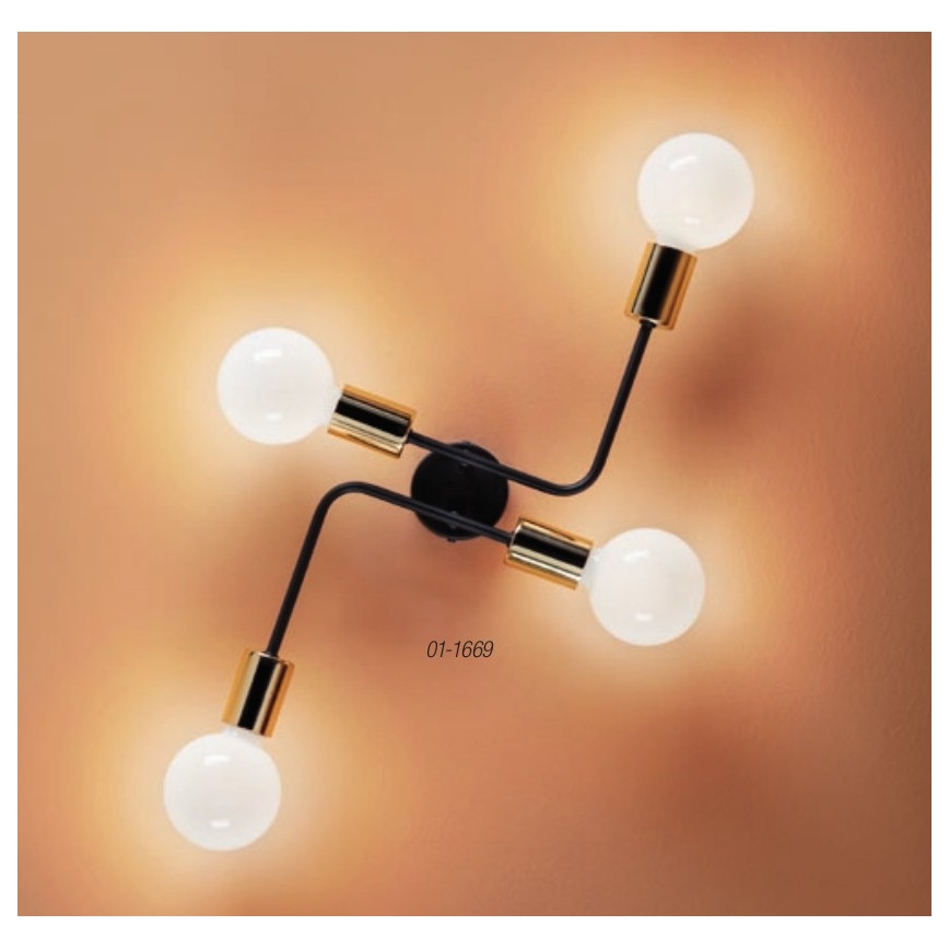 Redo 01-1669 - Mennyezeti lámpa YAK 4xE27/42W/230V