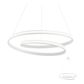 Redo 01-1795 - LED fényerőszabályozható kábeles csillár TORSION LED/40W/230V Ø 74 cm fehér