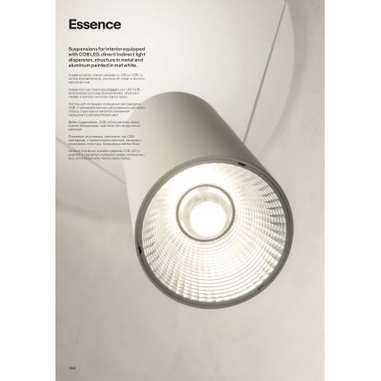 Redo 01-1971 - LED Dimmelhető csillár zsinóron ESSENCE LED/36W/230V CRI 90 3000K fehér