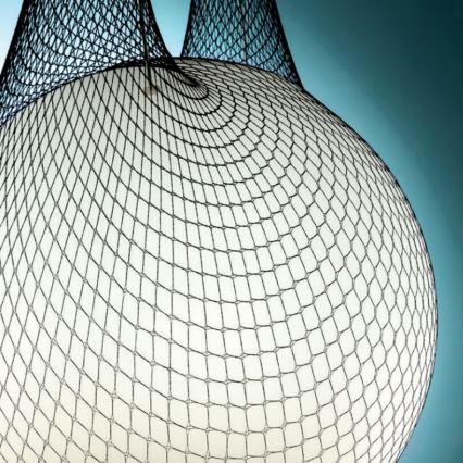 Redo 01-1972 - LED Csillár zsinóron ALLURIA 1xE27/5W/230V átm. 25 cm