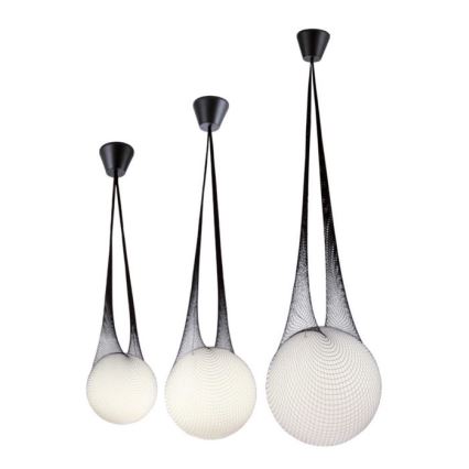 Redo 01-1973 - LED Csillár zsinóron ALLURIA 1xE27/7W/230V átm. 30 cm