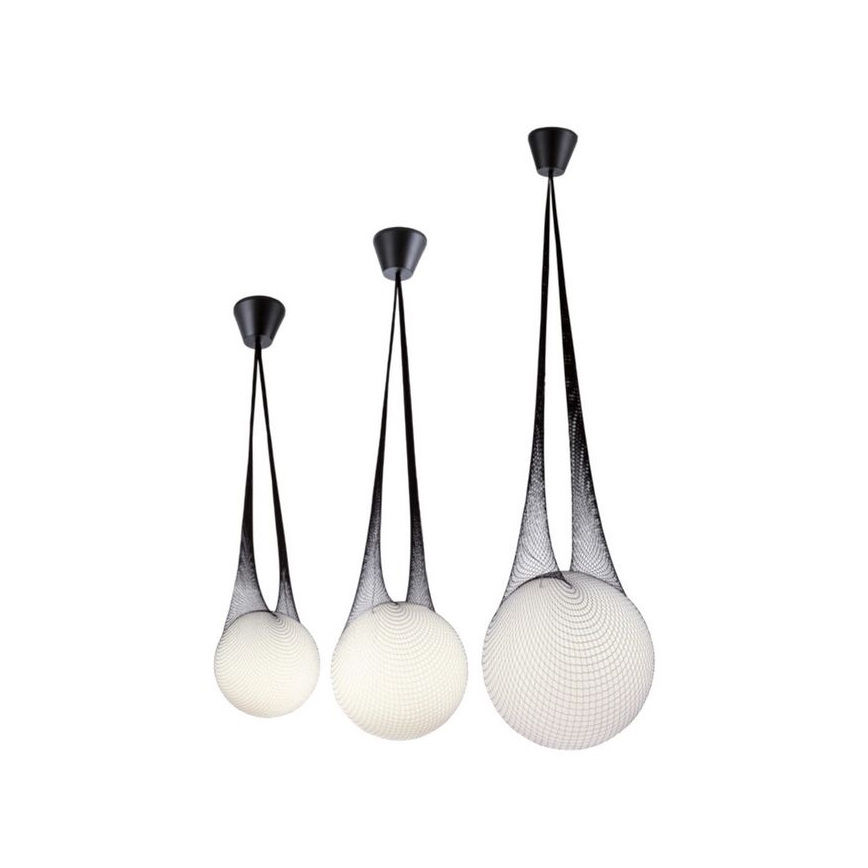 Redo 01-1973 - LED Csillár zsinóron ALLURIA 1xE27/7W/230V átm. 30 cm