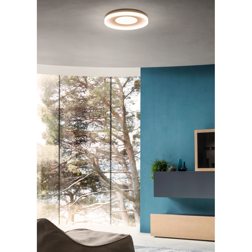 Redo 01-2004 - Dimmelhető LED mennyezeti lámpa MAYA LED/75W/230V, átm. 60 cm, arany