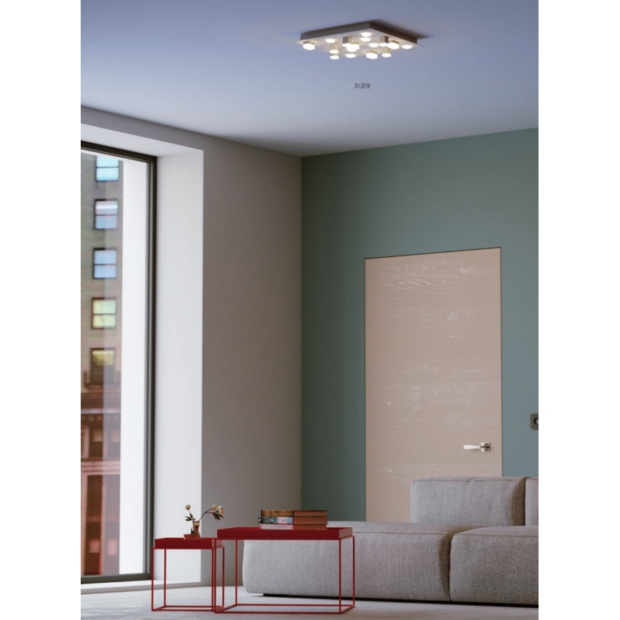 Redo 01-2016 - LED Mennyezeti lámpa PIXEL LED/48W/230V 3000K 45x45 cm fehér