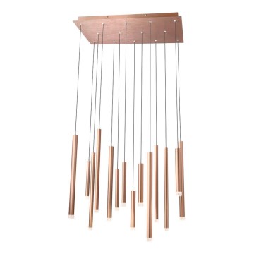 Redo 01-2055 - LED Csillár zsinóron MADISON 14xLED/4W/230V réz