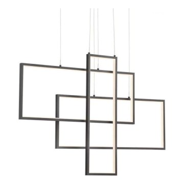 Redo 01-2315 - LED Dimmelhető csillár zsinóron PLANA LED/60W/230V fekete