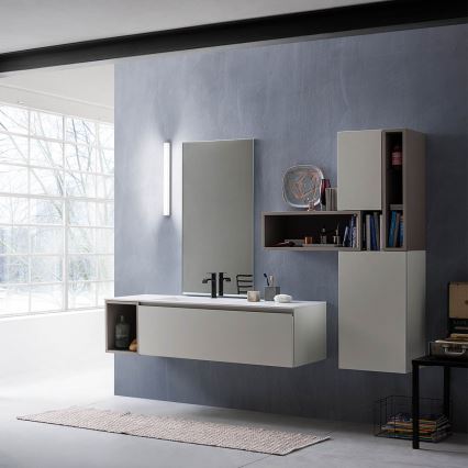 Redo 01-2331 - LED világítású fürdőszobai tükör TASK LED/24W/230V 120 cm CRI 90 IP44 fényes króm