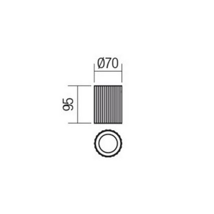 Redo 01-2554 - DELPHI spotlámpa 1xGU10/7W/230V, átm. 7 cm, fehér