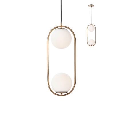 Redo 01-2626 - Csillár zsinóron NIVA 2xE14/28W/230V