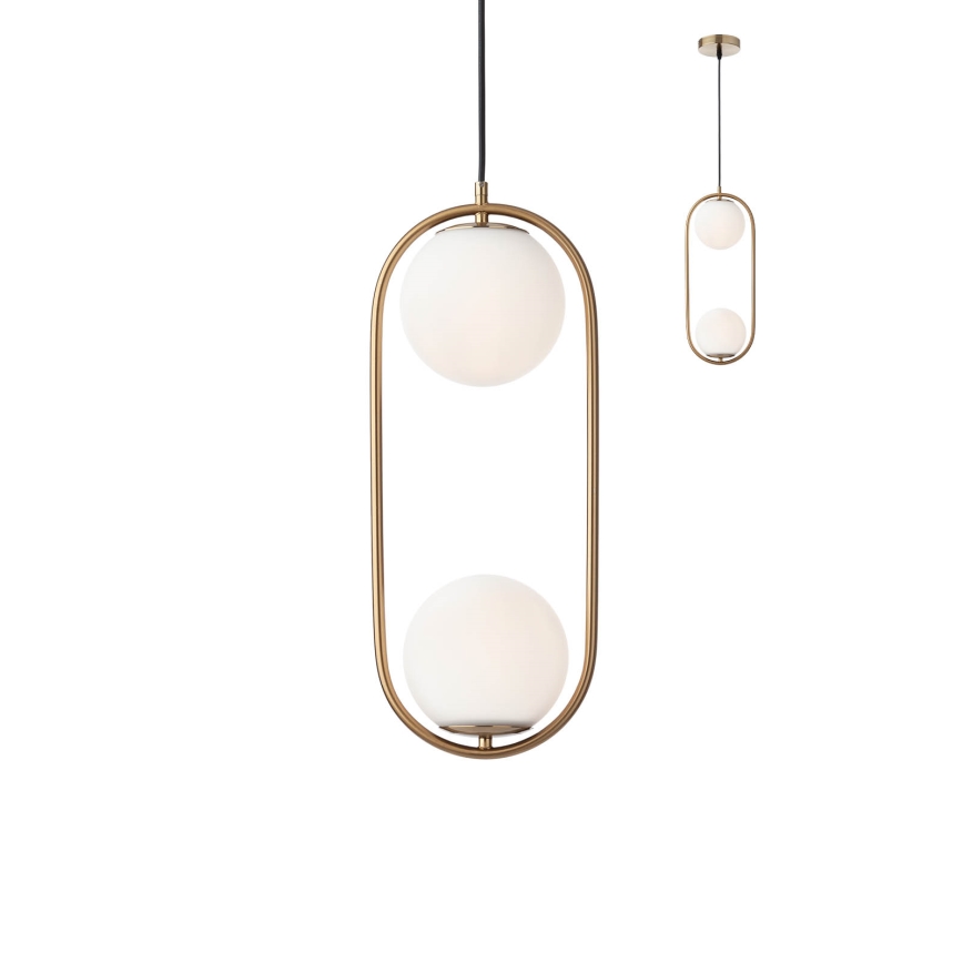 Redo 01-2626 - Csillár zsinóron NIVA 2xE14/28W/230V