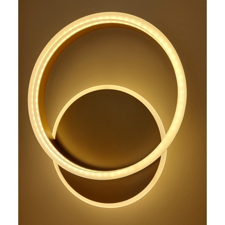 Redo 01-2629 - LED fali lámpa CONNECT LED/28W/230V bronz
