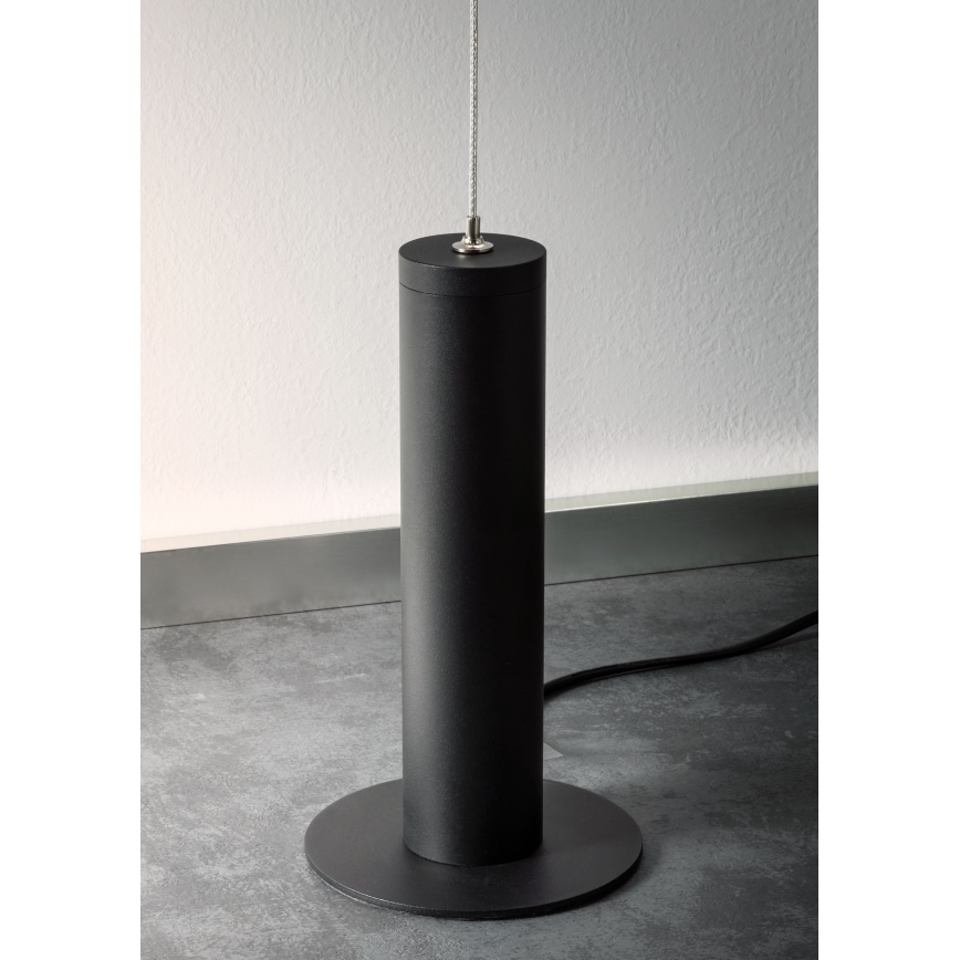 Redo 01-2695 - PICAS állítható fényerejű állólámpa LED/12W/230V fekete