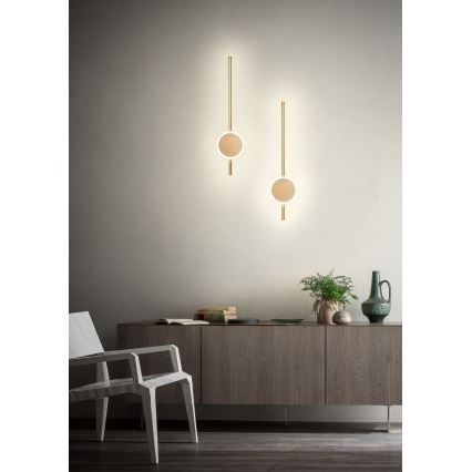 Redo 01-2700 - LED fali lámpa DIAZ LED/18W/230V CRI 90 arany