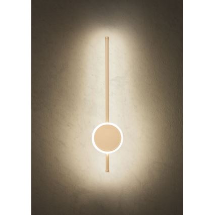 Redo 01-2700 - LED fali lámpa DIAZ LED/18W/230V CRI 90 arany