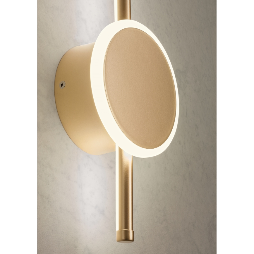 Redo 01-2700 - LED fali lámpa DIAZ LED/18W/230V CRI 90 arany