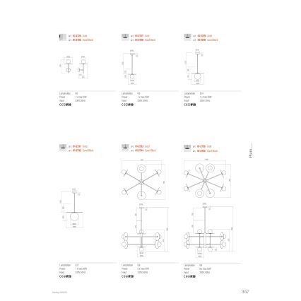 Redo 01-2725 - Fali lámpa PLATO 1xG9/10W/230V arany