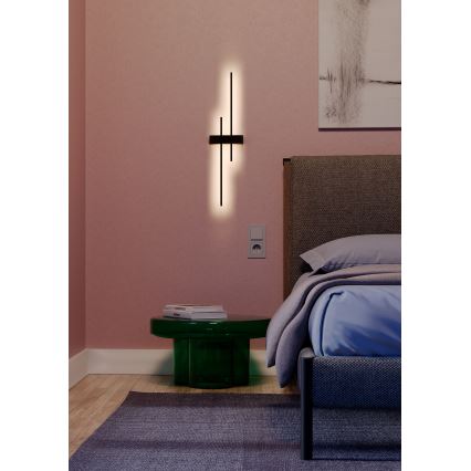 Redo 01-2745 - LED fali lámpatest TANGENT LED/13W/230V 3000K 63,4 cm CRI 90 fekete