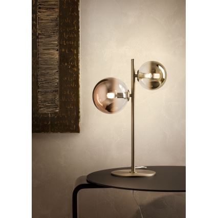 Redo 01-2784 - Asztali lámpa ROY 2xG9/10W/230V