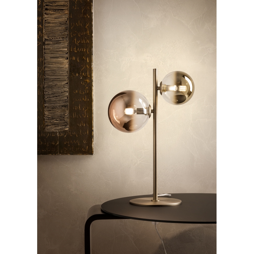 Redo 01-2784 - Asztali lámpa ROY 2xG9/10W/230V