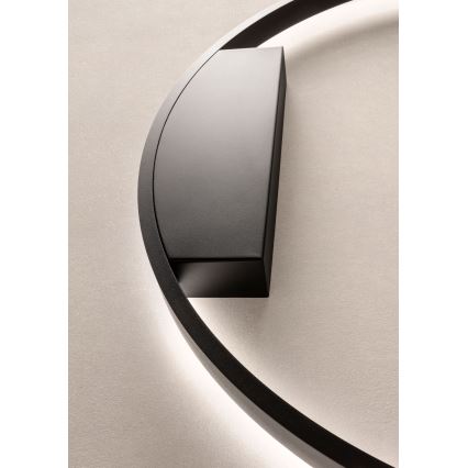 Redo 01-2819 - LED Dimmelhető fali lámpa FEBE LED/24W/230V fekete