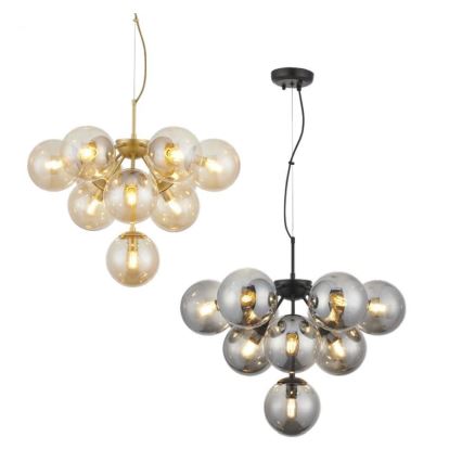 Redo 01-2940 - Csillár zsinóron AGAPE 10xE14/28W/230V arany