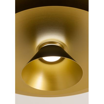 Redo 01-3001 - Kábeles LED függeszték FARGO LED/16,5W/230V CRI 90 Ø 50 cm fekete/arany