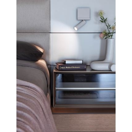 Redo 01-3083 - LED Fali spotlámpa PANEL LED/3,5W/230V USB fehér