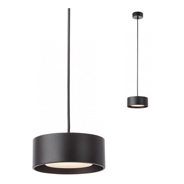Redo 01-3101 - LED Csillár zsinóron PUNKT LED/6W/230V átm. 15 cm fekete