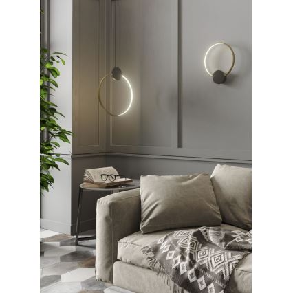 Redo 01-3102 - LED fali lámpa ATOM LED/11W/230V átm. 30 cm