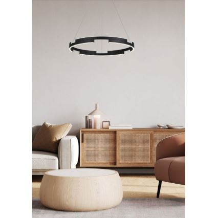 Redo 01-3173 - LED Dimmelhető csillár zsinóron CASTLE LED/36W/230V fekete