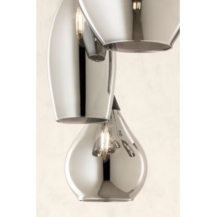 Redo 01-3190 - Csillár zsinóron TANNER 1xE14/28W/230V átm. 15 cm