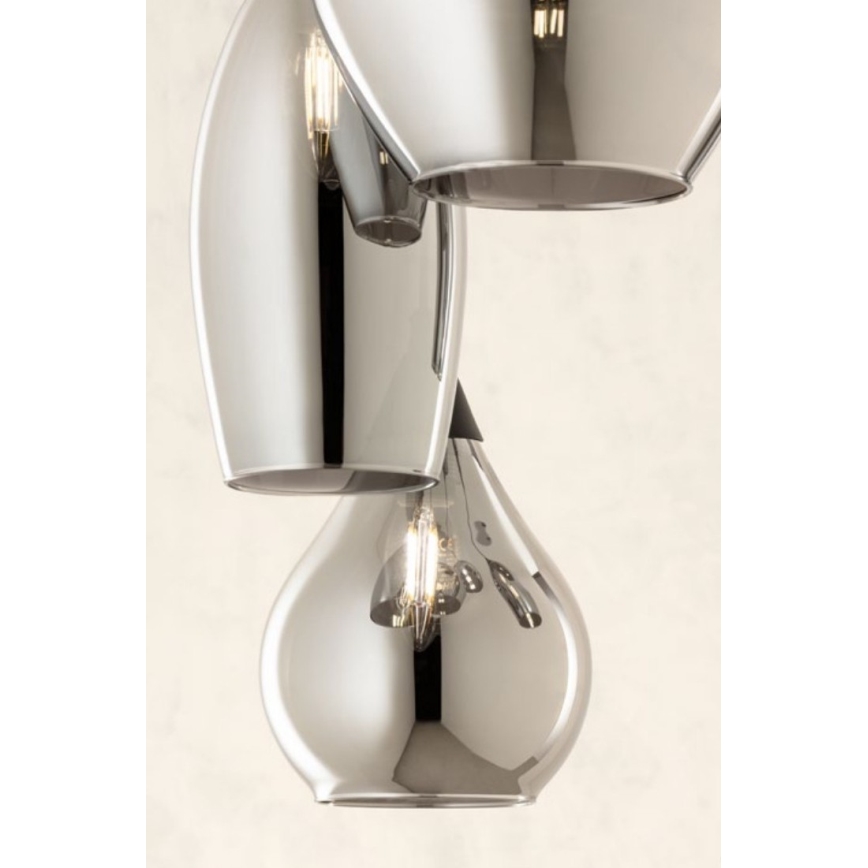 Redo 01-3191 - Csillár zsinóron TANNER 1xE14/28W/230V átm. 20 cm