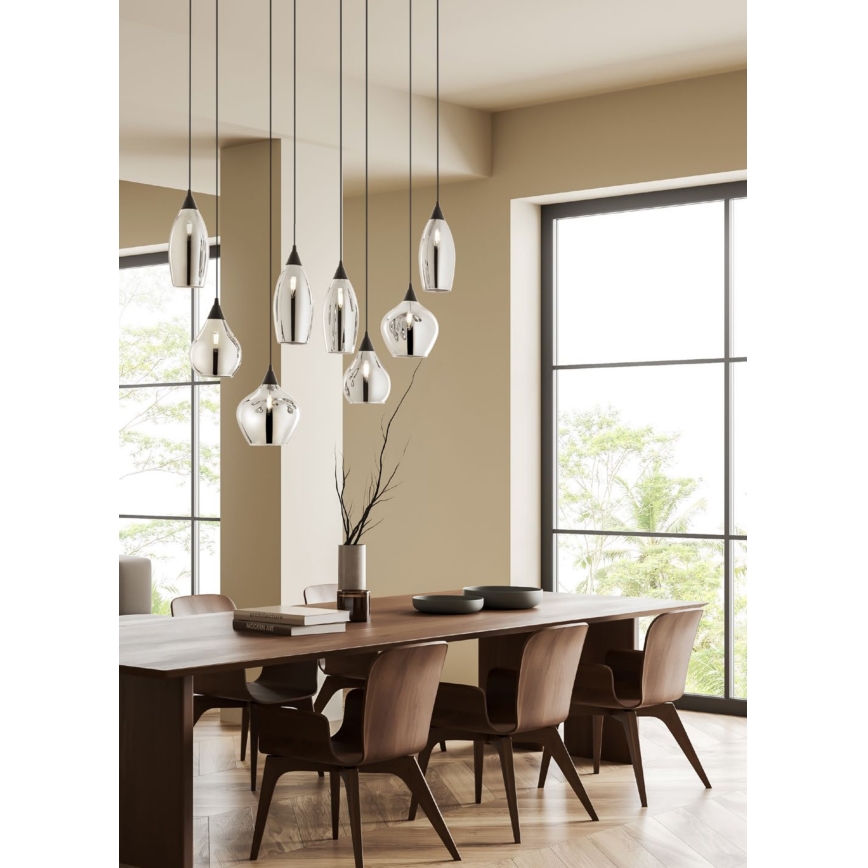 Redo 01-3195 - Csillár zsinóron TANNER 8xE14/28W/230V