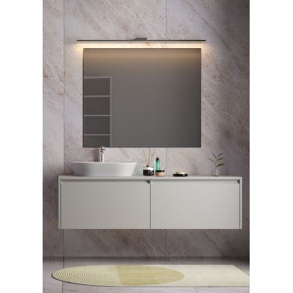 Redo 01-3273 - LED fürdőszobai tükörvilágítás ASTON LED/18W/230V 3000/4000K 90 cm CRI 90 IP44 fekete