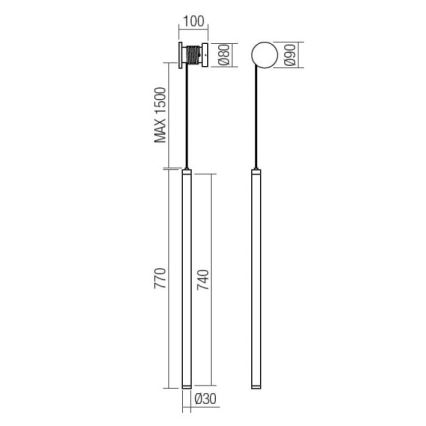 Redo 01-3303 - Dimmelhető LED fali lámpa SWING LED/16W/230V 3000/4000K CRI 90 fehér