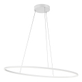Redo 01-3337 - Fényerőszabályozható kábelre függesztett csillár LEO LED/48W/230V 3000/4000K CRI 90 40x95 cm fehér