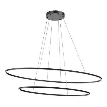 Redo 01-3343 - LEO, fényerőszabályozható kábelfüggesztésű csillár LED/115W/230V 3000/4000K CRI 90 fekete