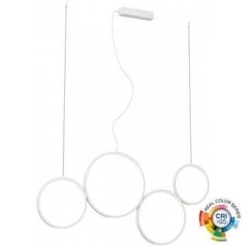 Redo 01-3382 - LED Dimmelhető csillár zsinóron ATHENA LED/40W/230V 3000/4000/6000K CRI98 fehér