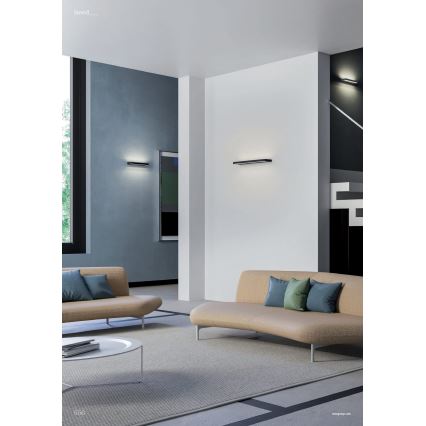 Redo 01-3553 - LED Fali lámpa SEED LED/15W/230V fekete