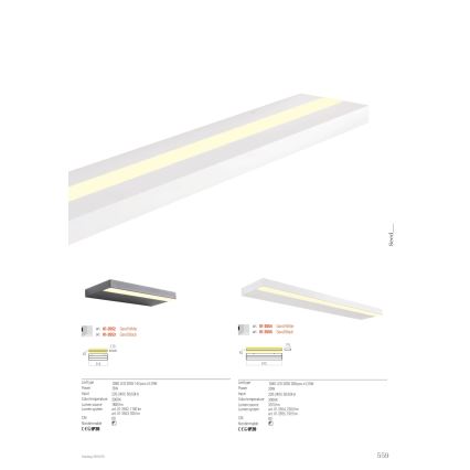 Redo 01-3553 - LED Fali lámpa SEED LED/15W/230V fekete