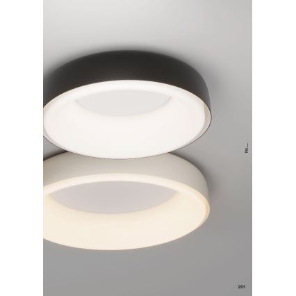 Redo 01-3724 - LED mennyezeti lámpatest DIP LED/40W/230V 2700/3000/4000/5000/6500K CRI 90 átm. 62,4 cm fekete